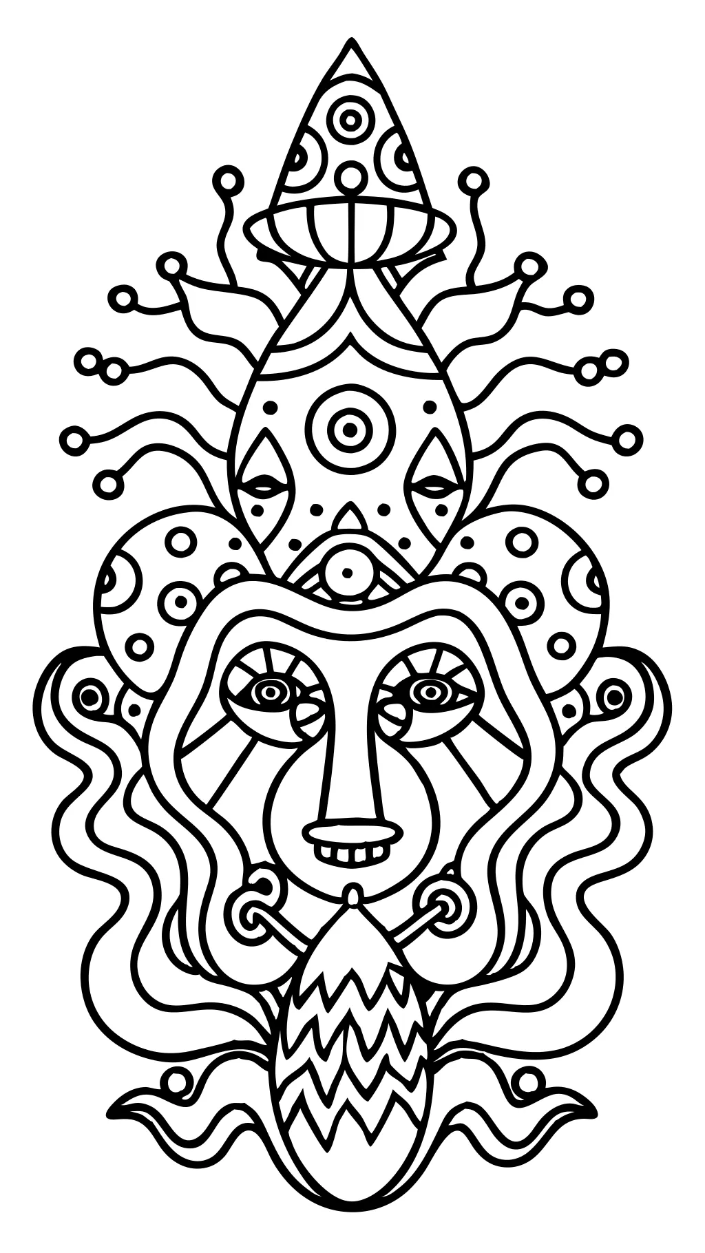 trippy stoner coloring pages